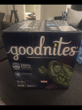 Goodnites Marvel Hulk Nighttime Trainers